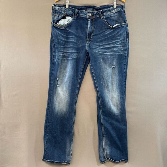 Buffalo David Bitton Men’s Ash-X Slim Stretch Jeans Size 38x32 Stretch Denim - Picture 1 of 10